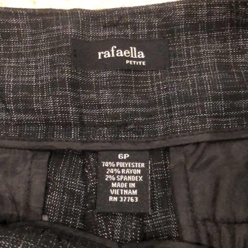 Rafaella Petite Dark Grey Pants - Picture 3 of 4